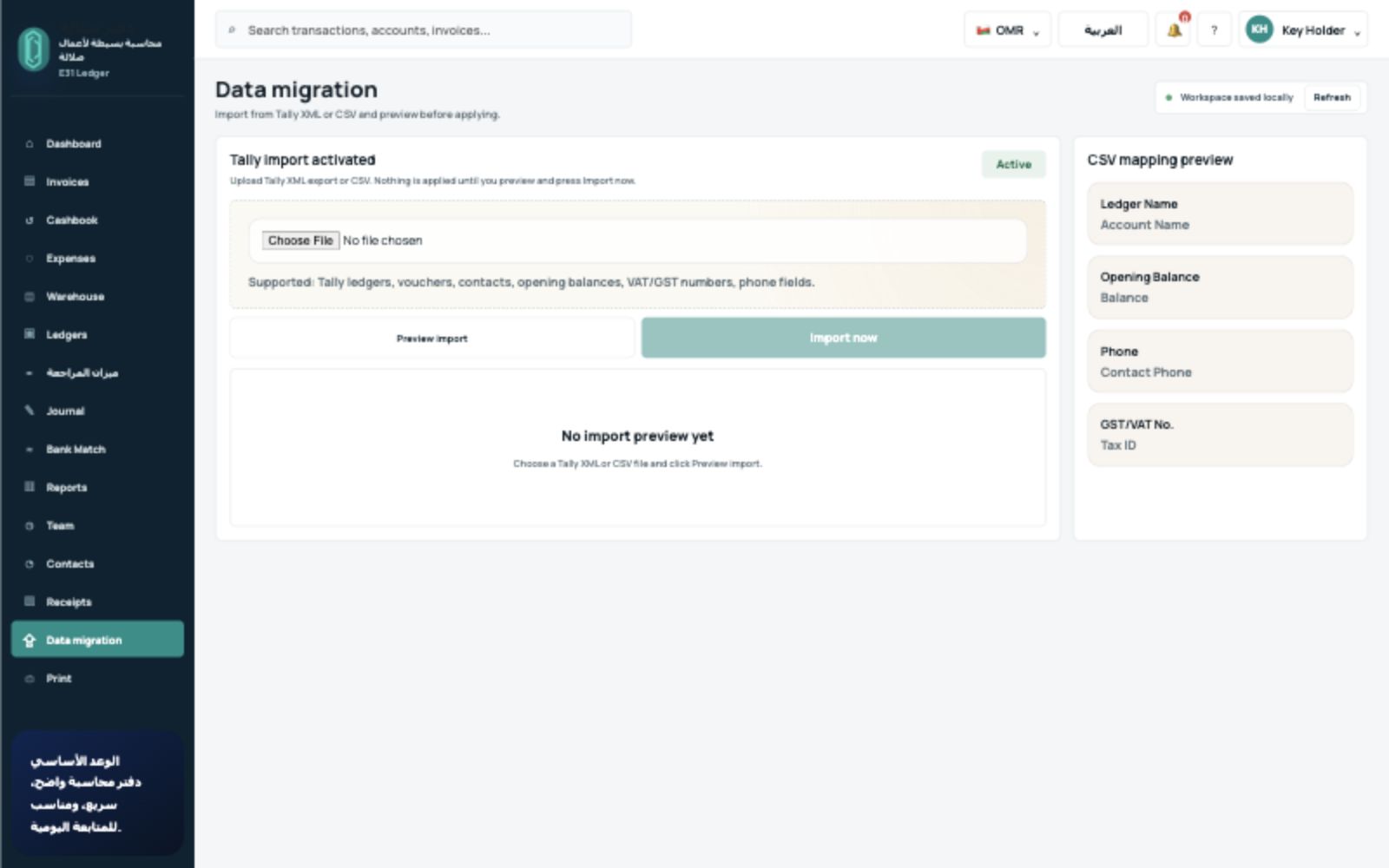 Accounting System Data Migration